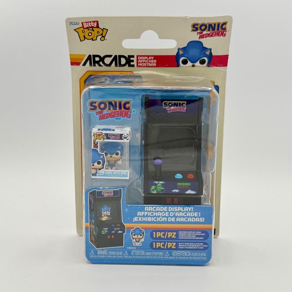 Funko Bitty Pop Sonic The Hedgehog Arcade Display NIB